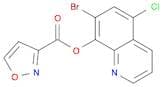 3-Isoxazolecarboxylic acid, 7-bromo-5-chloro-8-quinolinyl ester