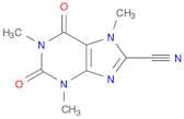 1H-Purine-8-carbonitrile,2,3,6,7-tetrahydro-1,3,7-trimethyl-2,6-dioxo-