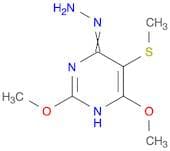 4(1H)-Pyrimidinone, 2,6-dimethoxy-5-(methylthio)-, hydrazone
