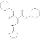 Propanedioic acid, [(2-thiazolylamino)methylene]-, dicyclohexyl ester