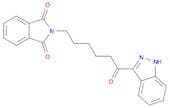 1H-Isoindole-1,3(2H)-dione, 2-[6-(1H-indazol-3-yl)-6-oxohexyl]-