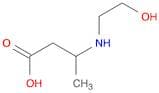 3-[(2-hydroxyethyl)amino]butanoic acid