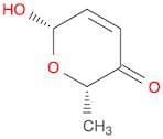 2H-Pyran-3(6H)-one, 6-hydroxy-2-methyl-, cis-