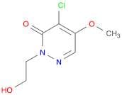 4-Chloro-2-(2-hydroxyethyl)-5-methoxypyridazin-3(2H)-one