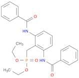 Phosphonic acid, [[2,6-bis(benzoylamino)phenyl]methyl]-, diethyl ester