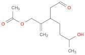 Heptanal, 3-[1-[(acetyloxy)methyl]ethenyl]-6-hydroxy-