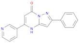 Pyrazolo[1,5-a]pyrimidin-7(4H)-one, 2-phenyl-5-(3-pyridinyl)-