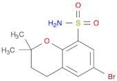 2H-1-Benzopyran-8-sulfonamide, 6-bromo-3,4-dihydro-2,2-dimethyl-