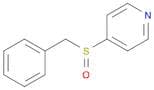 Pyridine, 4-[(phenylmethyl)sulfinyl]-