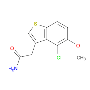 Benzo[b]thiophene-3-acetamide, 4-chloro-5-methoxy-