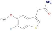Benzo[b]thiophene-3-acetamide, 6-fluoro-5-methoxy-