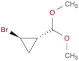 Cyclopropane, 1-bromo-2-(dimethoxymethyl)-, trans-