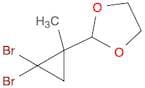 1,3-Dioxolane, 2-(2,2-dibromo-1-methylcyclopropyl)-