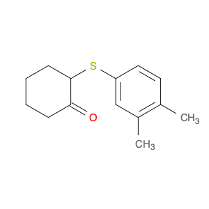 Cyclohexanone, 2-[(3,4-dimethylphenyl)thio]-