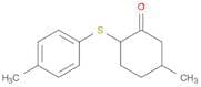 Cyclohexanone, 5-methyl-2-[(4-methylphenyl)thio]-