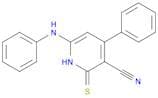 3-Pyridinecarbonitrile, 1,2-dihydro-4-phenyl-6-(phenylamino)-2-thioxo-