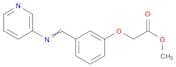 Acetic acid, [3-[(3-pyridinylimino)methyl]phenoxy]-, methyl ester