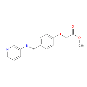 Acetic acid, [4-[(3-pyridinylimino)methyl]phenoxy]-, methyl ester