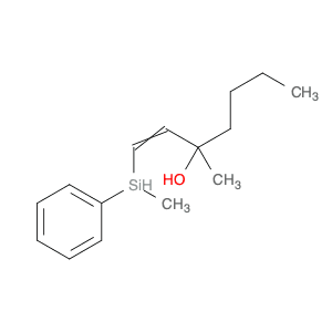 2-Hexanol, 2-[2-(methylphenylsilyl)ethenyl]-