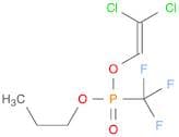 Phosphonic acid, (trifluoromethyl)-, 2,2-dichloroethenyl propyl ester