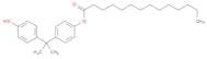 Tetradecanoic acid, 4-[1-(4-hydroxyphenyl)-1-methylethyl]phenyl ester