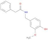 Benzeneacetamide, N-[(4-hydroxy-3-methoxyphenyl)methyl]-