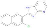 1H-Imidazo[4,5-b]pyridine, 2-(3-chloro-2-naphthalenyl)-