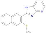 1H-Imidazo[4,5-b]pyridine, 2-[3-(methylthio)-2-naphthalenyl]-