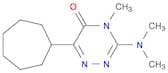 1,2,4-Triazin-5(4H)-one, 6-cycloheptyl-3-(dimethylamino)-4-methyl-