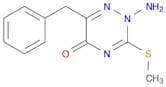 1,2,4-Triazin-5(2H)-one, 2-amino-3-(methylthio)-6-(phenylmethyl)-