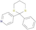 Pyridine, 4-(2-phenyl-1,3-dithian-2-yl)-