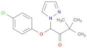2-Butanone, 1-(4-chlorophenoxy)-3,3-dimethyl-1-(1H-pyrazol-1-yl)-