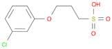 1-Propanesulfonic acid, 3-(3-chlorophenoxy)-