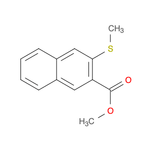 2-Naphthalenecarboxylic acid, 3-(methylthio)-, methyl ester