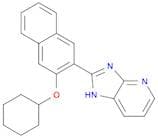 1H-Imidazo[4,5-b]pyridine, 2-[3-(cyclohexyloxy)-2-naphthalenyl]-