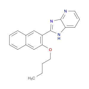 1H-Imidazo[4,5-b]pyridine, 2-(3-butoxy-2-naphthalenyl)-