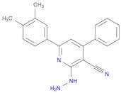 3-Pyridinecarbonitrile, 6-(3,4-dimethylphenyl)-2-hydrazino-4-phenyl-