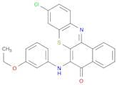 5H-Benzo[a]phenothiazin-5-one, 9-chloro-6-[(3-ethoxyphenyl)amino]-