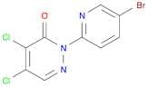 3(2H)-Pyridazinone, 2-(5-bromo-2-pyridinyl)-4,5-dichloro-