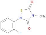 1,2,4-Thiadiazolidine-3,5-dione, 2-(2-fluorophenyl)-4-methyl-
