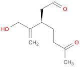 Heptanal, 3-[1-(hydroxymethyl)ethenyl]-6-oxo-, (R)-