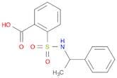 2-[(1-phenylethyl)sulfamoyl]benzoic acid