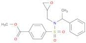 methyl 4-[(oxiran-2-ylmethyl)(1-phenylethyl)sulfamoyl]benzoate