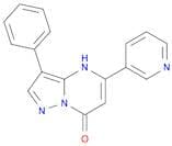 Pyrazolo[1,5-a]pyrimidin-7(4H)-one, 3-phenyl-5-(3-pyridinyl)-