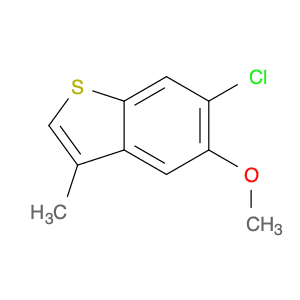 Benzo[b]thiophene, 6-chloro-5-methoxy-3-methyl-