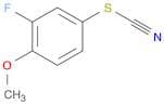 Thiocyanic acid, 3-fluoro-4-methoxyphenyl ester