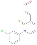 2-Propenal, 3-[1-(3-chlorophenyl)-1,2-dihydro-2-thioxo-3-pyridinyl]-, (E)-