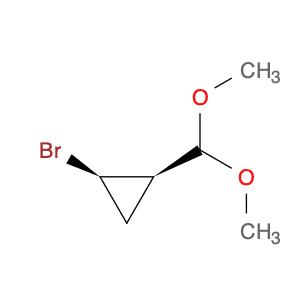 Cyclopropane, 1-bromo-2-(dimethoxymethyl)-, cis-