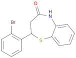 1,5-Benzothiazepin-4(5H)-one, 2-(2-bromophenyl)-2,3-dihydro-