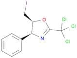 Oxazole, 4,5-dihydro-5-(iodomethyl)-4-phenyl-2-(trichloromethyl)-, cis-